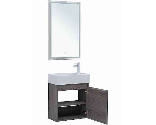 Комплект мебели для ванной Aquanet Nova Lite 50 302529 подвесной Дуб рошелье