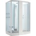 Душевая кабина Orans 150x100 L с баней профиль Белый задние стенки Белые