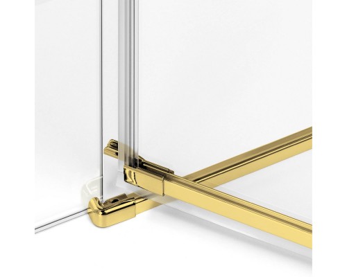 Душевое ограждение NEW TRENDY AVEXA GOLD BRUSHED 80x110x200 (брашированное золото)