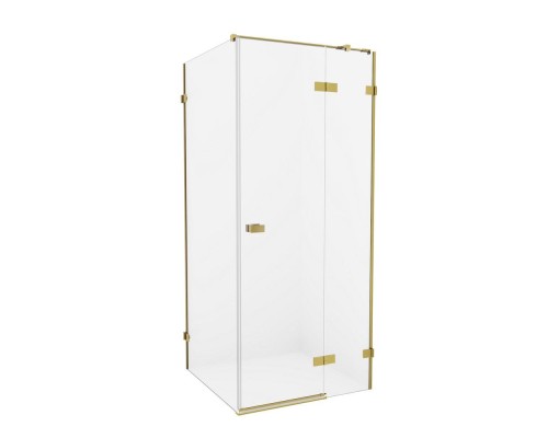 Душевое ограждение NEW TRENDY AVEXA GOLD BRUSHED 80x110x200 (брашированное золото)