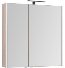 Зеркало-шкаф Aquanet Августа 90 дуб сонома