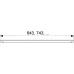 Декоративная решетка TECE drainline basic