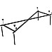Каркас сварной для акриловой ванны Aquanet Dali 160x70 239386