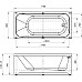 Акриловая ванна Radomir Прованс 1-01-0-0-1-192 170x80