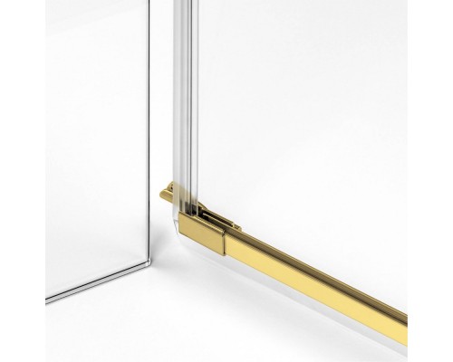 Душевая дверь NEW TRENDY AVEXA GOLD BRUSHED 120x200 (брашированное золото)