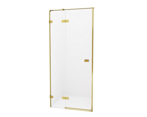 Душевая дверь NEW TRENDY AVEXA GOLD BRUSHED 120x200 (брашированное золото)