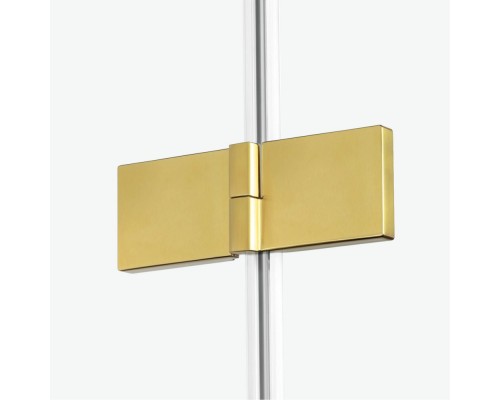 Душевая дверь NEW TRENDY AVEXA GOLD BRUSHED 120x200 (брашированное золото)