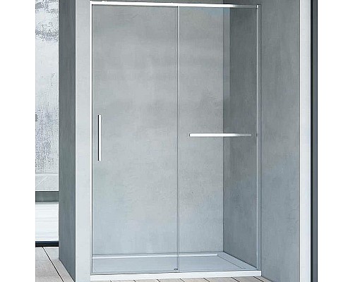 Душевая дверь Vincea Slim Soft 130 VDS-1SS130CL профиль Хром стекло прозрачное