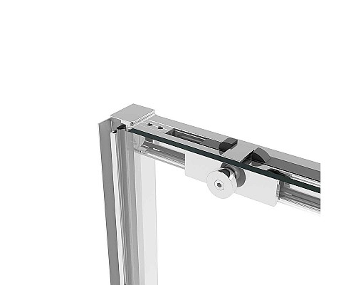 Душевая дверь Vincea Slim Soft 130 VDS-1SS130CL профиль Хром стекло прозрачное