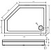 Акриловый поддон для душа Bas Пента 120х80 L ПН00064 Белый