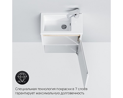 Тумба под раковину AM.PM X-Joy 45 M85AFHX0451WG подвесная Белый глянец Тумба под раковину AM.PM X-Joy 45 M85AFHX0451WG подвесная Белый глянец