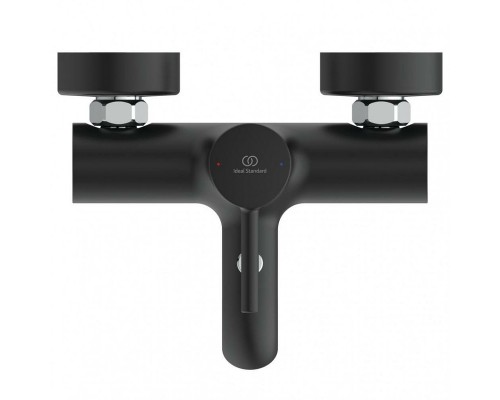 Смеситель для ванны Ideal Standard Ceraline BC199U4 Черный матовый Хром