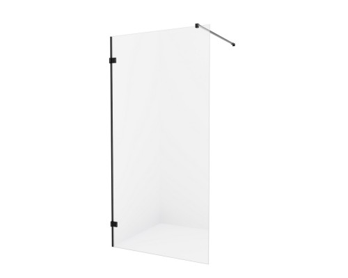 Душевое ограждение NEW TRENDY AVEXA BLACK 90x200 (черный)