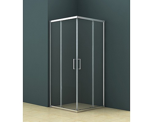 Душевой уголок Azario Seattle AZ-131 S A 90*90*195 профиль Хром стекло прозрачное