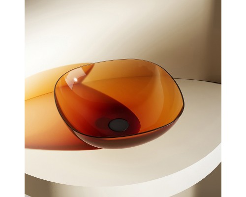 Раковина-чаша Abber Kristall 43 AT2806Opal Коричневый