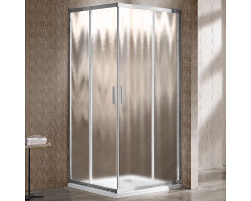 Душевой уголок Vincea Garda VSS-1G8090CH 90х80 профиль Хром стекло шиншилла