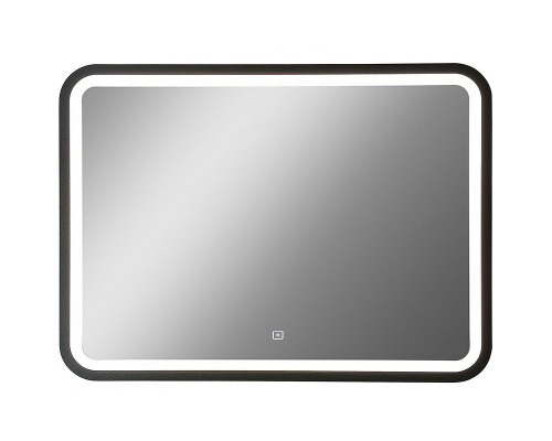 Зеркало Art&Max Genova AM-Gen-1200-800-DS-F с подсветкой с сенсорным выключателем Черное