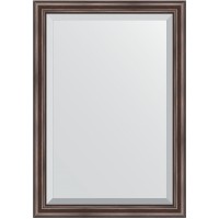 Зеркало Evoform Exclusive 101х71 BY 1194 с фацетом в багетной раме - Палисандр 62 мм