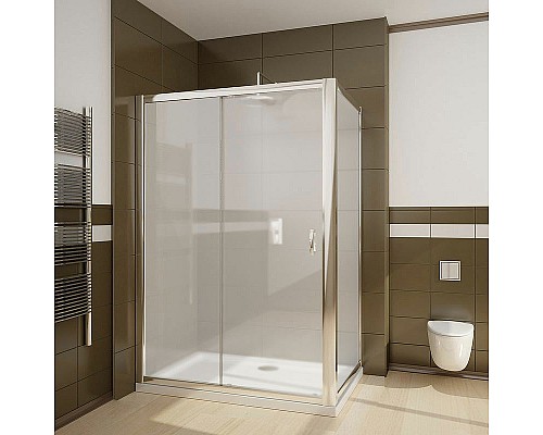 Душевая стенка Radaway Premium Plus S 80 33413-01-06N профиль Хром стекло фабрик Душевая стенка Radaway Premium Plus S 80 33413-01-06N профиль Хром стекло фабрик