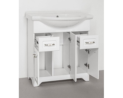 Тумба под раковину Style Line Олеандр-2 75 ЛС-00000048 белая