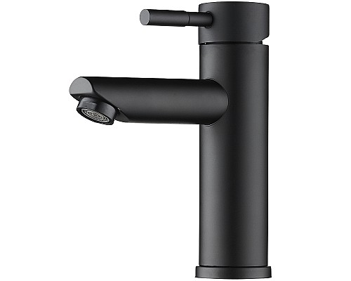 Смеситель для раковины Orange Steel M99-021b Черный матовый