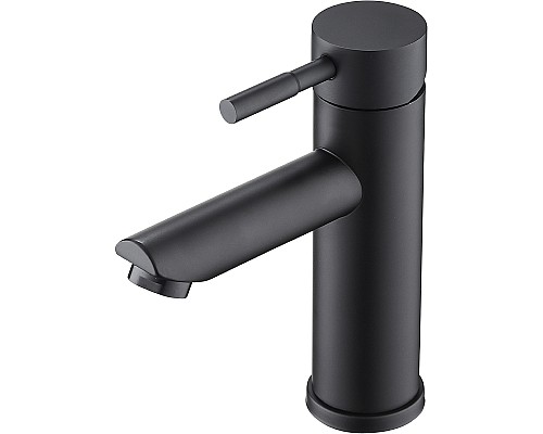 Смеситель для раковины Orange Steel M99-021b Черный матовый