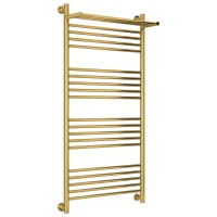 Полотенцесушитель водяной 1200х600 золотой Сунержа Богема с полкой+ 03-0223-1260