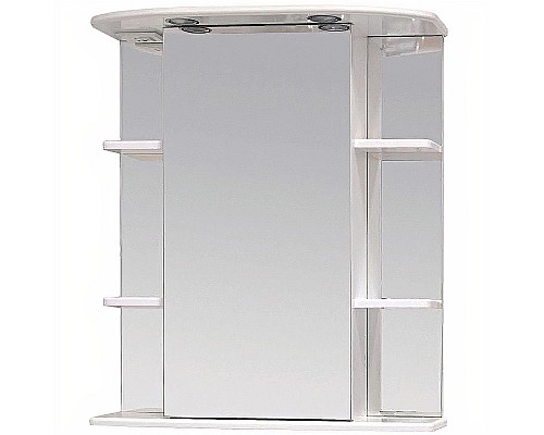 Зеркальный шкаф Onika Глория 65.02 R 206507 с подсветкой Белый