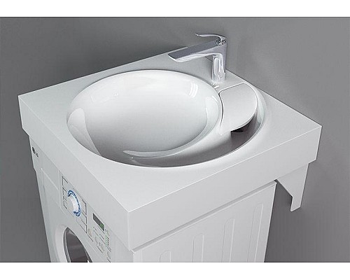 Раковина QOPP 60 4627173210140 на стиральную машину Белая Раковина QOPP 60 4627173210140 на стиральную машину Белая