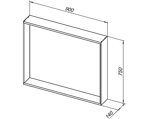 Зеркало Allen Brau Reality 90 1.32019.03 с подсветкой Латунь браш с сенсорным выключателем