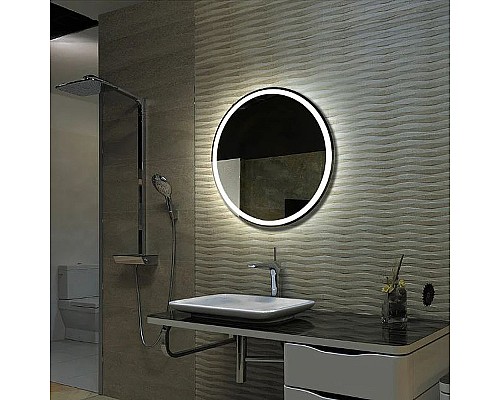 Зеркало Bellezza Ring 60 4617109040019 Белое