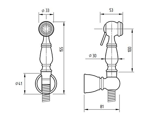 Гигиенический душ Migliore Laura 20098 Хром