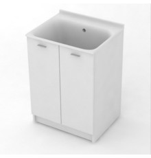 Тумба c хозяйственной раковиной Kerasan Aquadom 9165k3 60х60