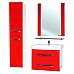 Зеркало Bellezza Рокко 80 4613713030033 с полкой Красное