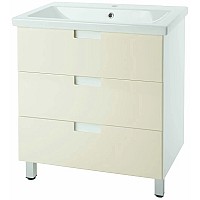 Тумба под раковину Bellezza Пегас 80 4630413140077 Бежевая