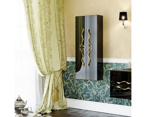 Шкаф пенал Clarberg Due amanti 25 DUE0525BLK Черный без ручек