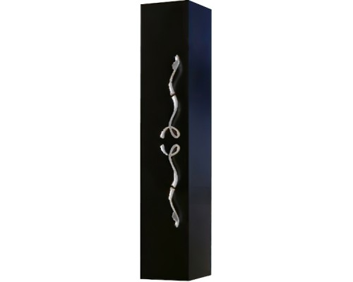 Шкаф пенал Clarberg Due amanti 25 DUE0525BLK Черный без ручек