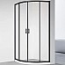 Душевой уголок Veconi Rovigo RV01B 100х100 RV01B-100-01-C7 Черный матовый