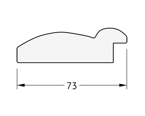 Зеркало Evoform Exclusive 93х63 BY 1176 с фацетом в багетной раме - Серебряный бамбук 73 мм