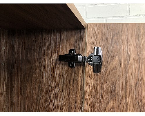 Зеркало со шкафом Comforty Бордо 90 00-00006663 Дуб тёмно-коричневый