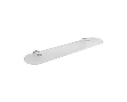 Стеклянная полка Colombo Design Basic B2716 Белый, Хром Стеклянная полка Colombo Design Basic B2716 Белый, Хром