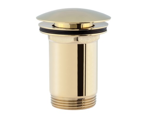 Пробка "click-clack" к сифону для умывальника Omnires A706GL золото