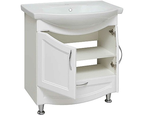 Тумба под раковину Runo Неаполь 65 00-00001033 Белая