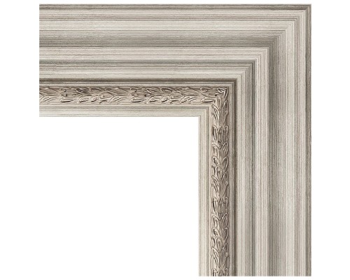 Зеркало Evoform Exclusive-G 121х96 BY 4362 с гравировкой в багетной раме - Римское серебро 88 мм