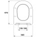 Крышка с сиденьем DP микролифт для унитаза OWL Vatter Ruta-H OWLT190401