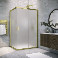 Душевой уголок ZA-F TUR NOVO 80x70 09 10 стекло сатин