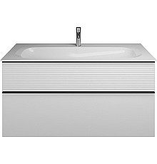 Тумба с раковиной Burgbad Fiumo 120 SFXN122F3956FOT2G0200C0001*1 подвесная Белая глянцевая
