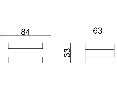 Двойной крючок Belz B904 B90405-2 Вороненая сталь