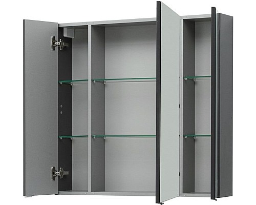 Зеркало Aquanet Алвита 90 серый антрацит