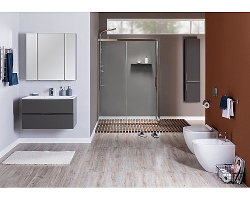 Зеркало Aquanet Алвита 90 серый антрацит